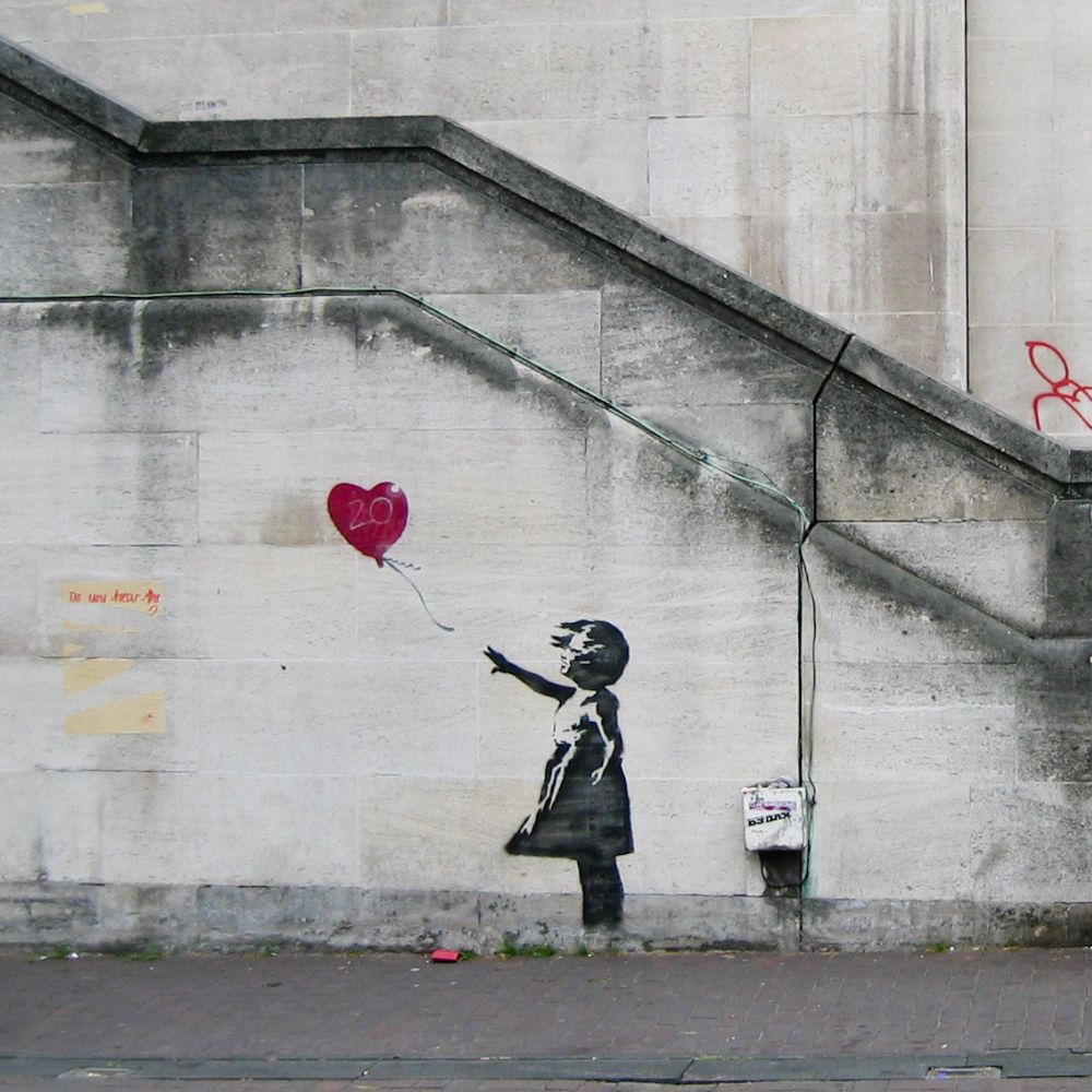 Banksy's | Girl with Balloon | Lougher Contemporary