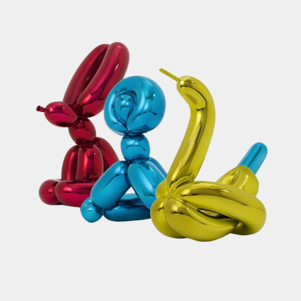 Jeff Koons, Balloon Animals Set I (with matching numbers), 2017