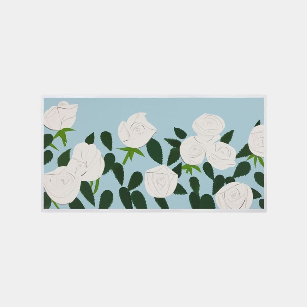 Alex Katz, White Roses , 2014 For Sale | Lougher Contemporary 