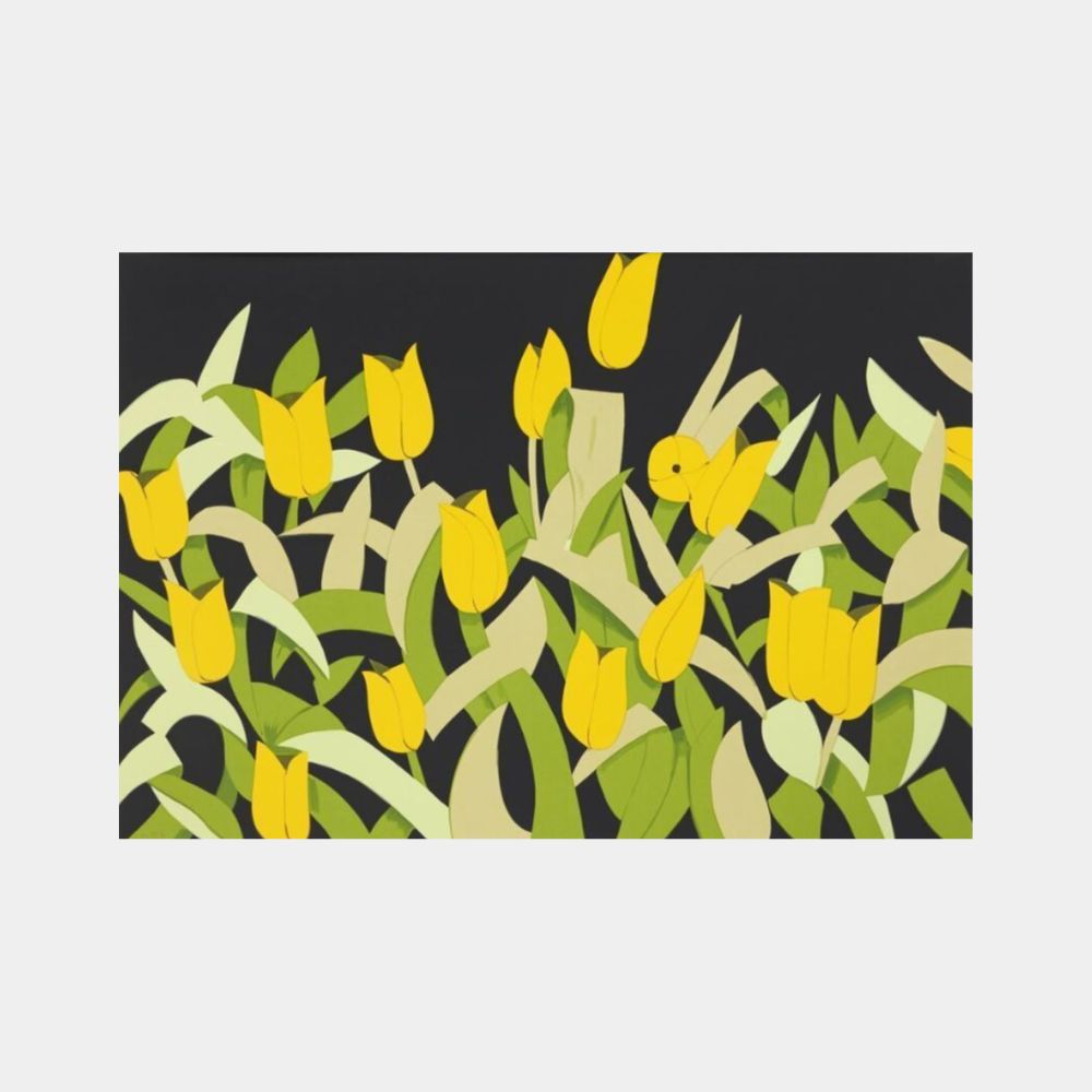 Alex Katz, Yellow Tulips, 2014 For Sale | Lougher Contemporary 