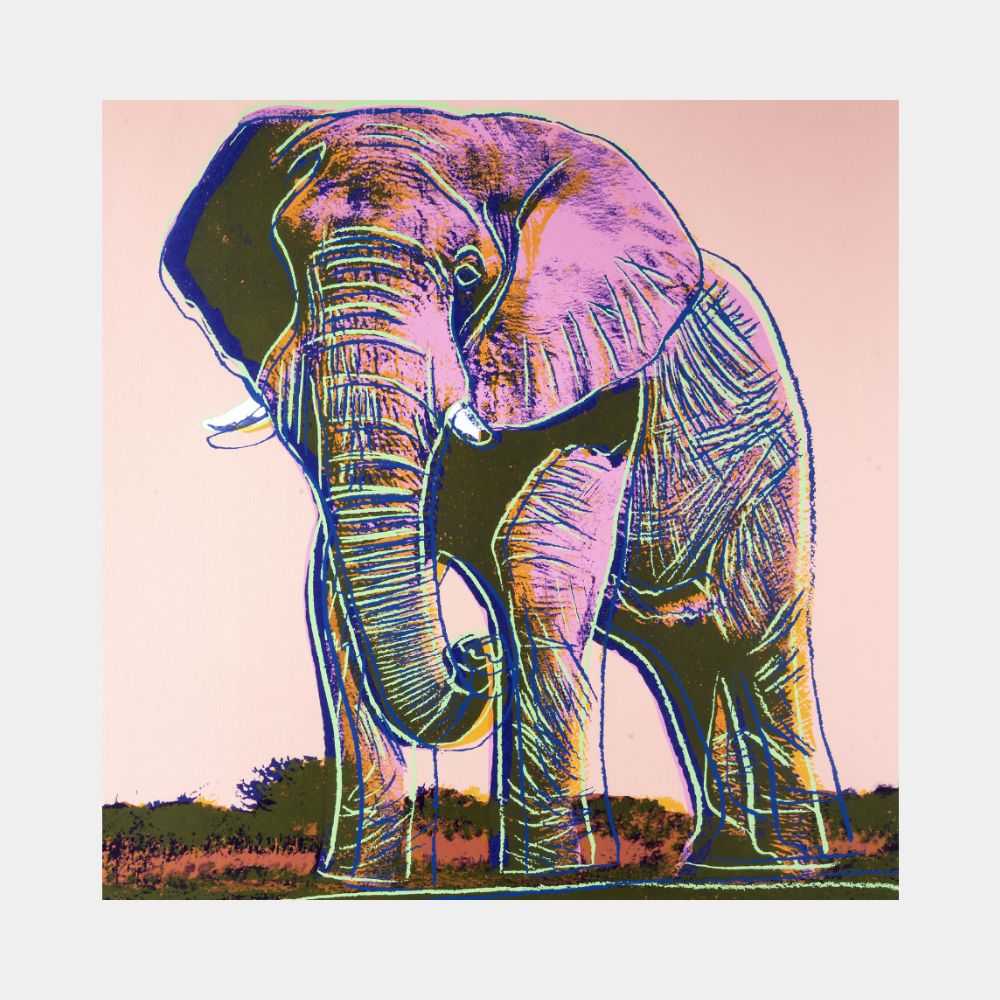 Andy Warhol, African Elephant (F. & S. II.293), 1983