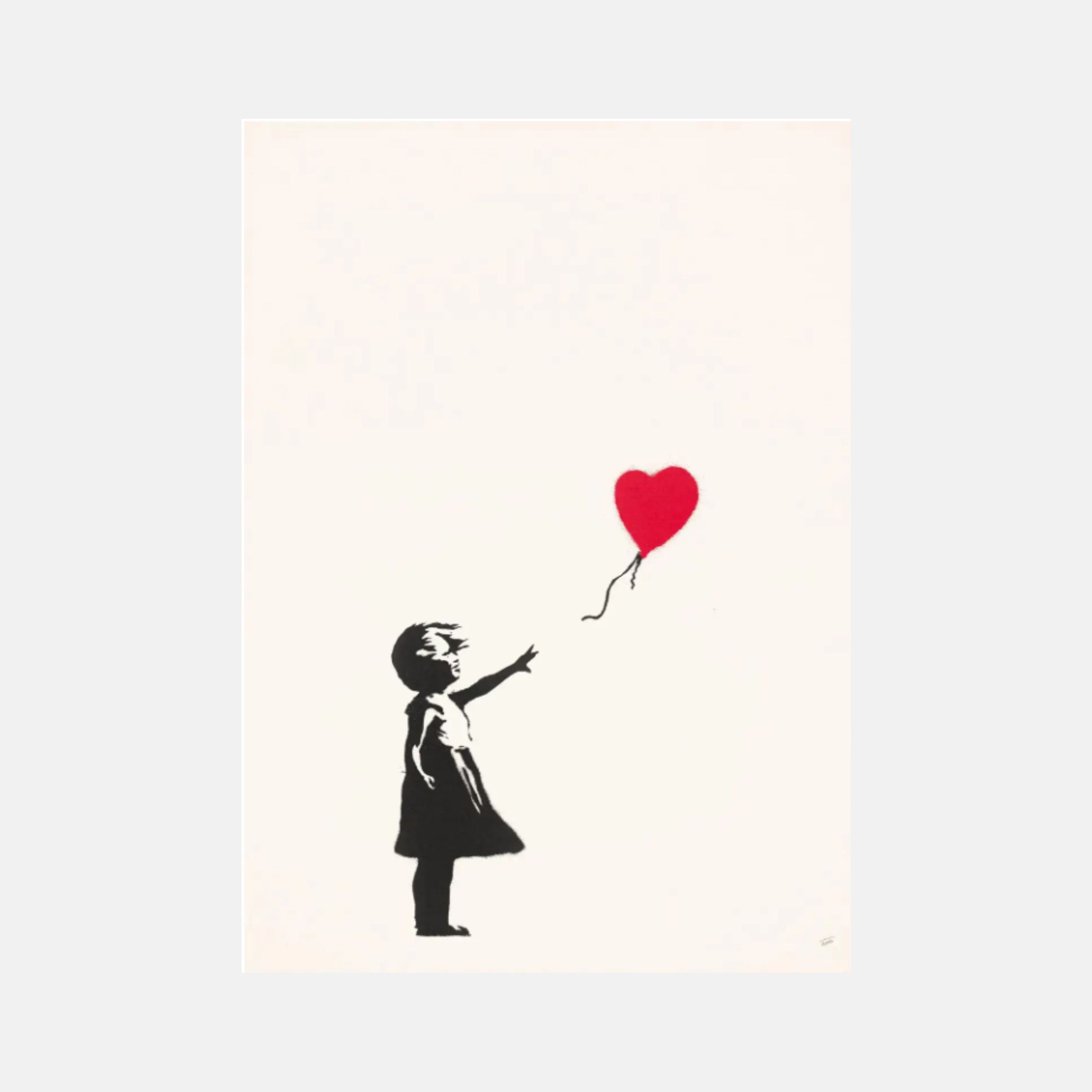 Banksy, Girl With Balloon (Unsigned), 2004