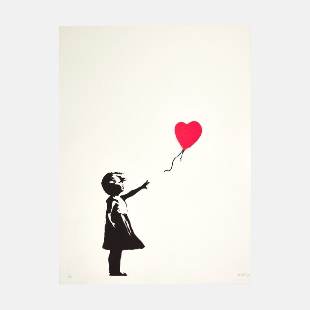 Banksy, Girl With Balloon (Signed), 2004