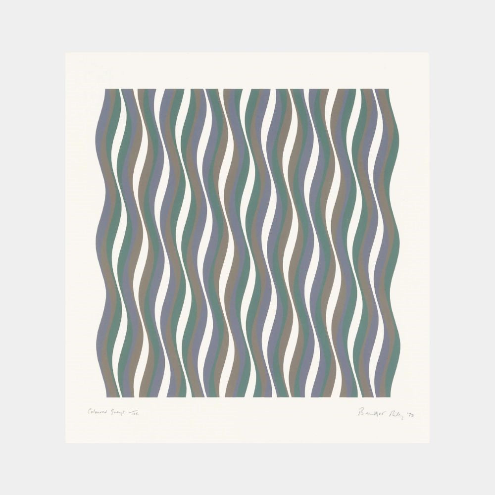 Bridget Riley, Coloured Greys (1), 1972