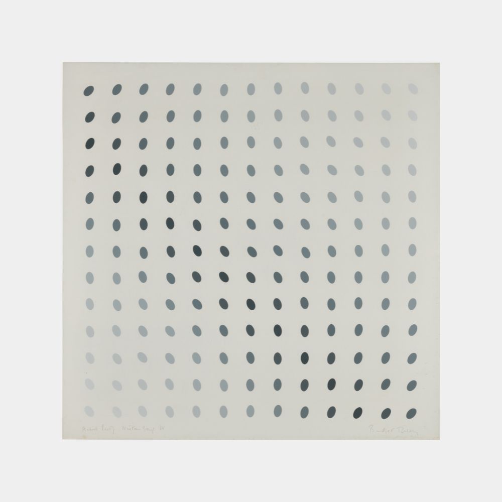 Bridget Riley, Untitled (Nineteen Greys B), 1968