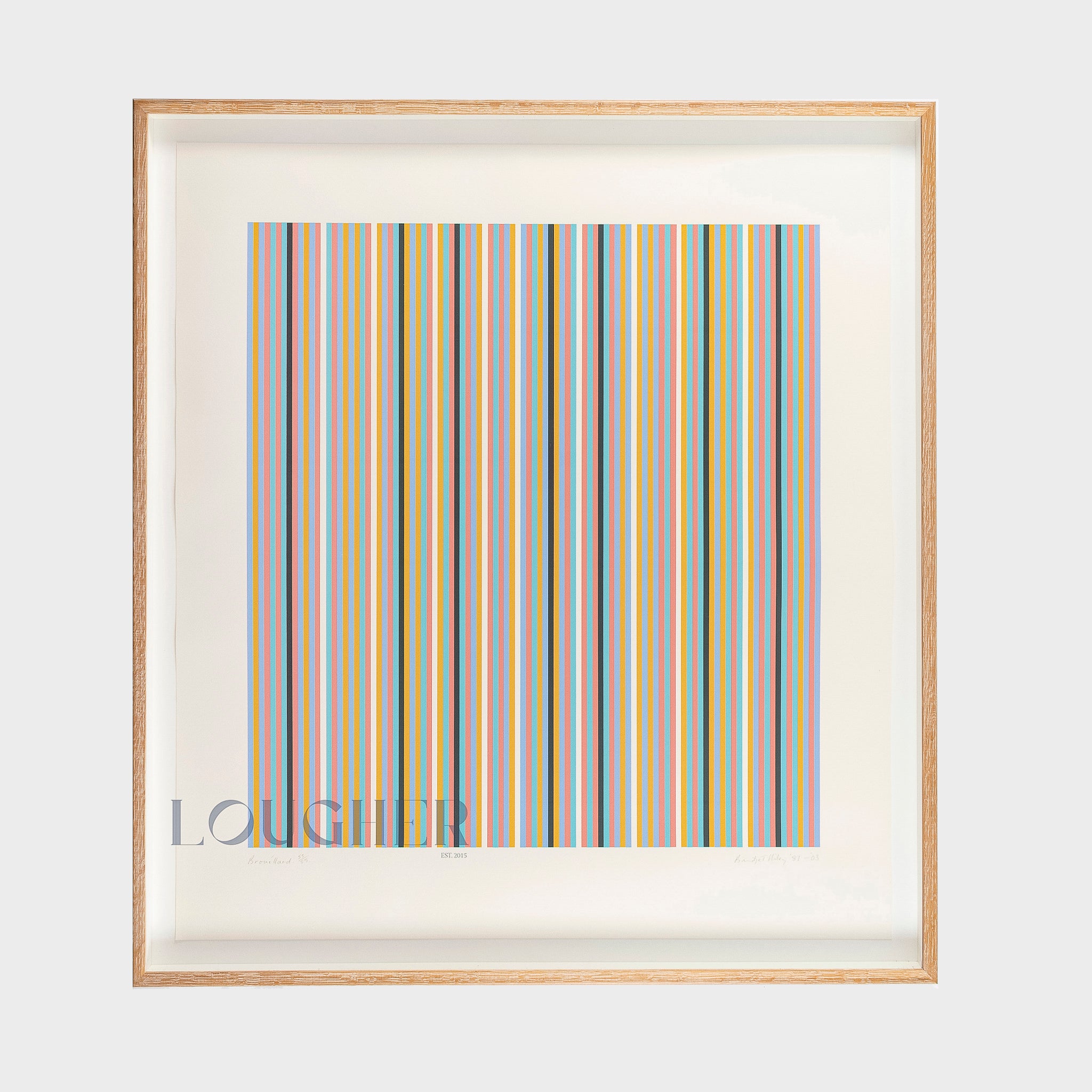 Bridget Riley, Brouillard, 2003