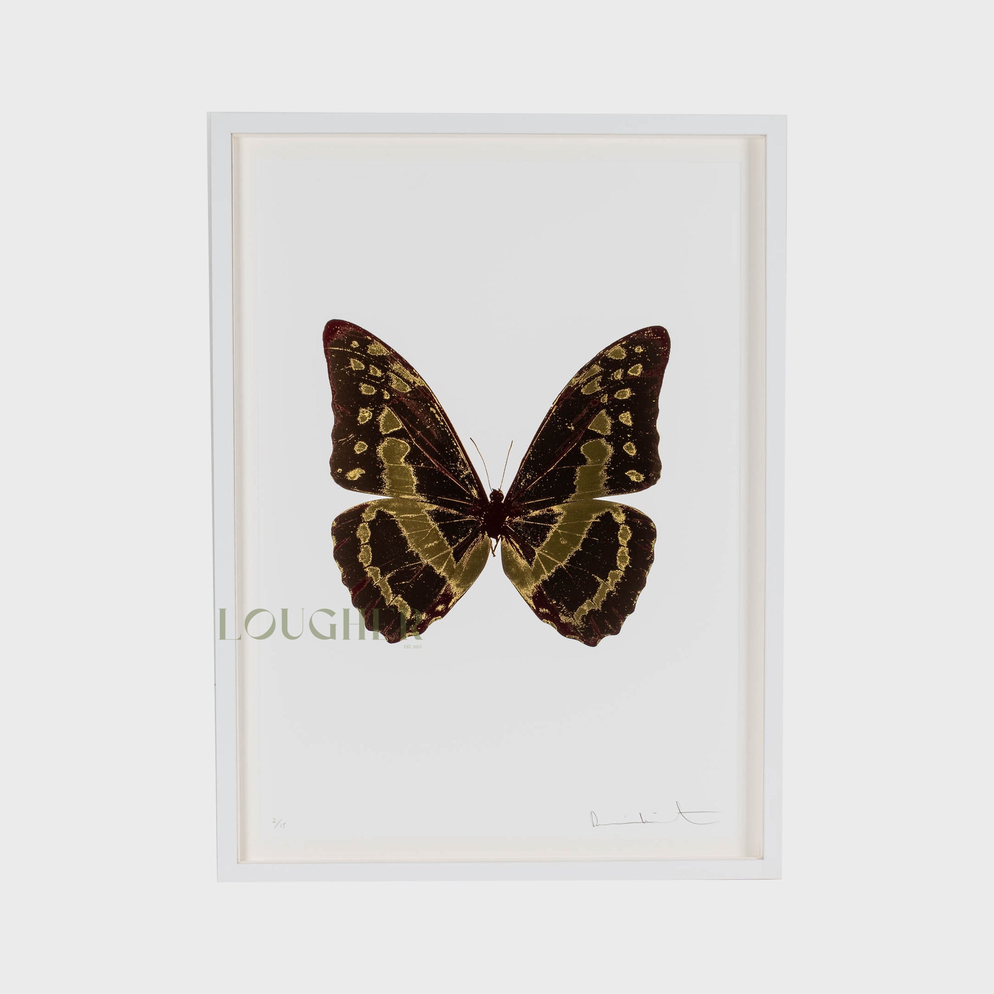Damien Hirst, The Souls III - Chocolate/Oriental Gold/Burgundy, 2010 For Sale | Lougher Contemporary 