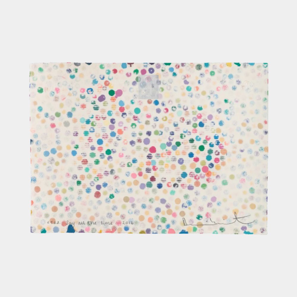 Damien Hirst, 6,963. Say all the time (from The Currency), 2016