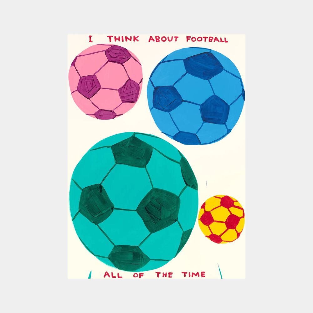 David Shrigley, I Think About Football All Of The Time, 2023