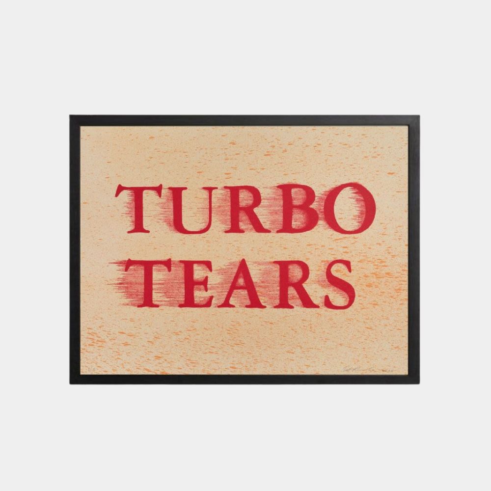 Ed Ruscha, Turbo Tears, 2020