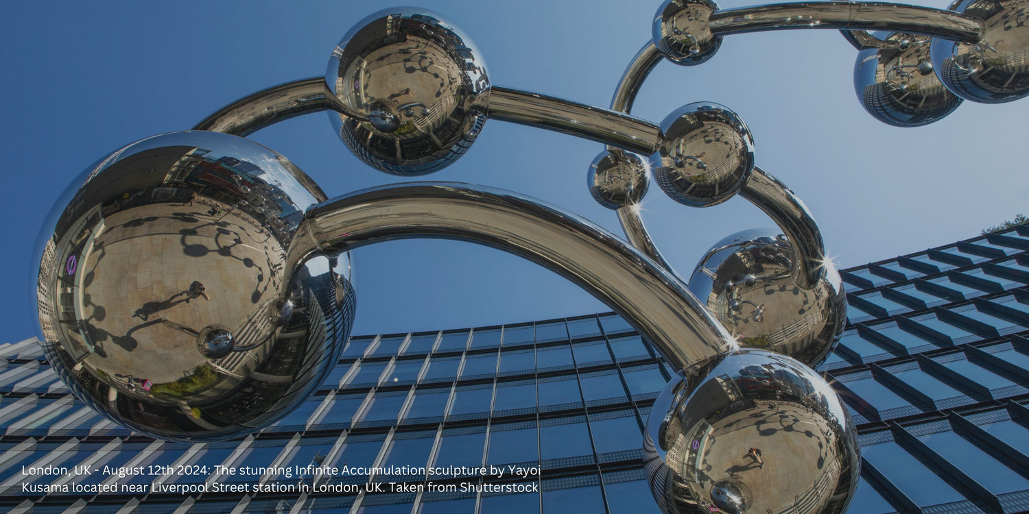 Yayoi Kusama Liverpool Street Station Public Sculpture