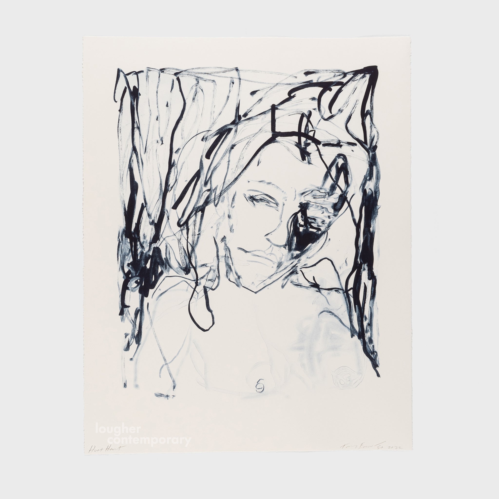 Tracey Emin, Hurt Heart (from A Journey to Death), 2022 For Sale | Lougher Contemporary 