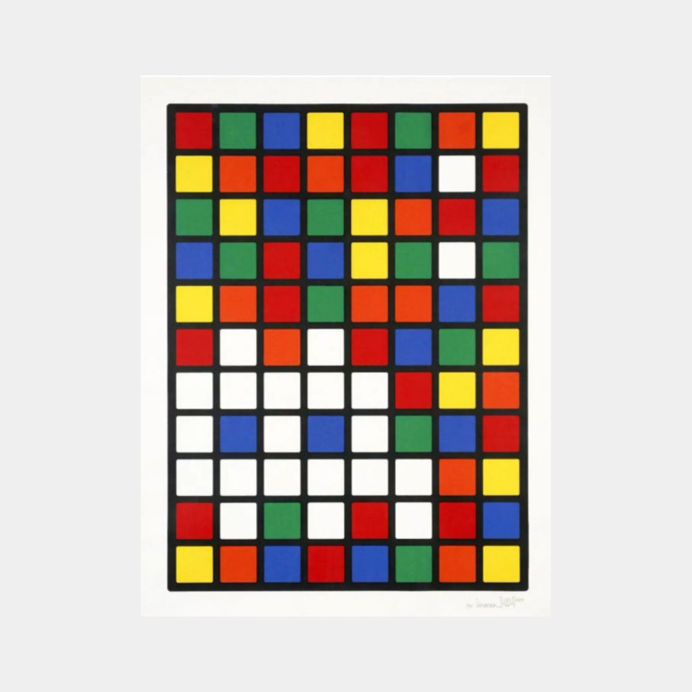 Invader, Rubik Space, 2005 For Sale | Lougher Contemporary 