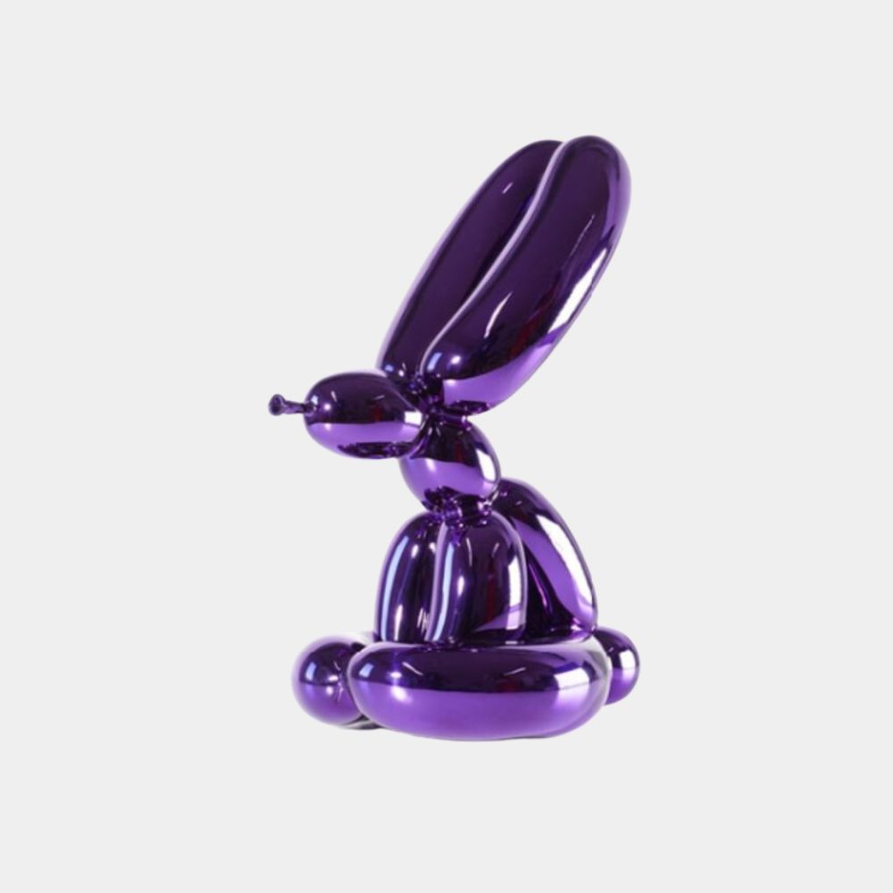 Jeff Koons, Balloon Rabbit (Violet), 2019