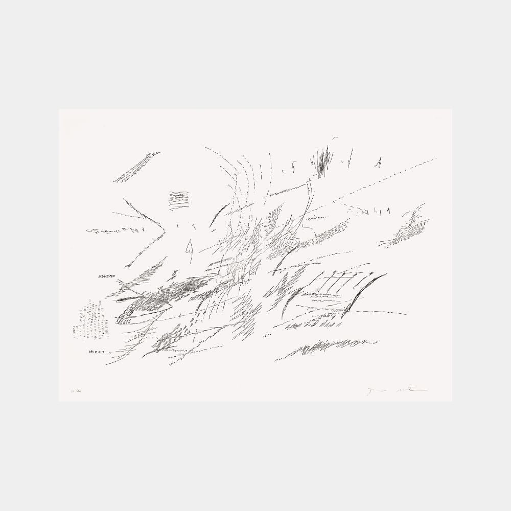 Julie Mehretu, Sapphic Strophe 4 (from Sapphic Strophes: A Suite of Four Prints), 2011