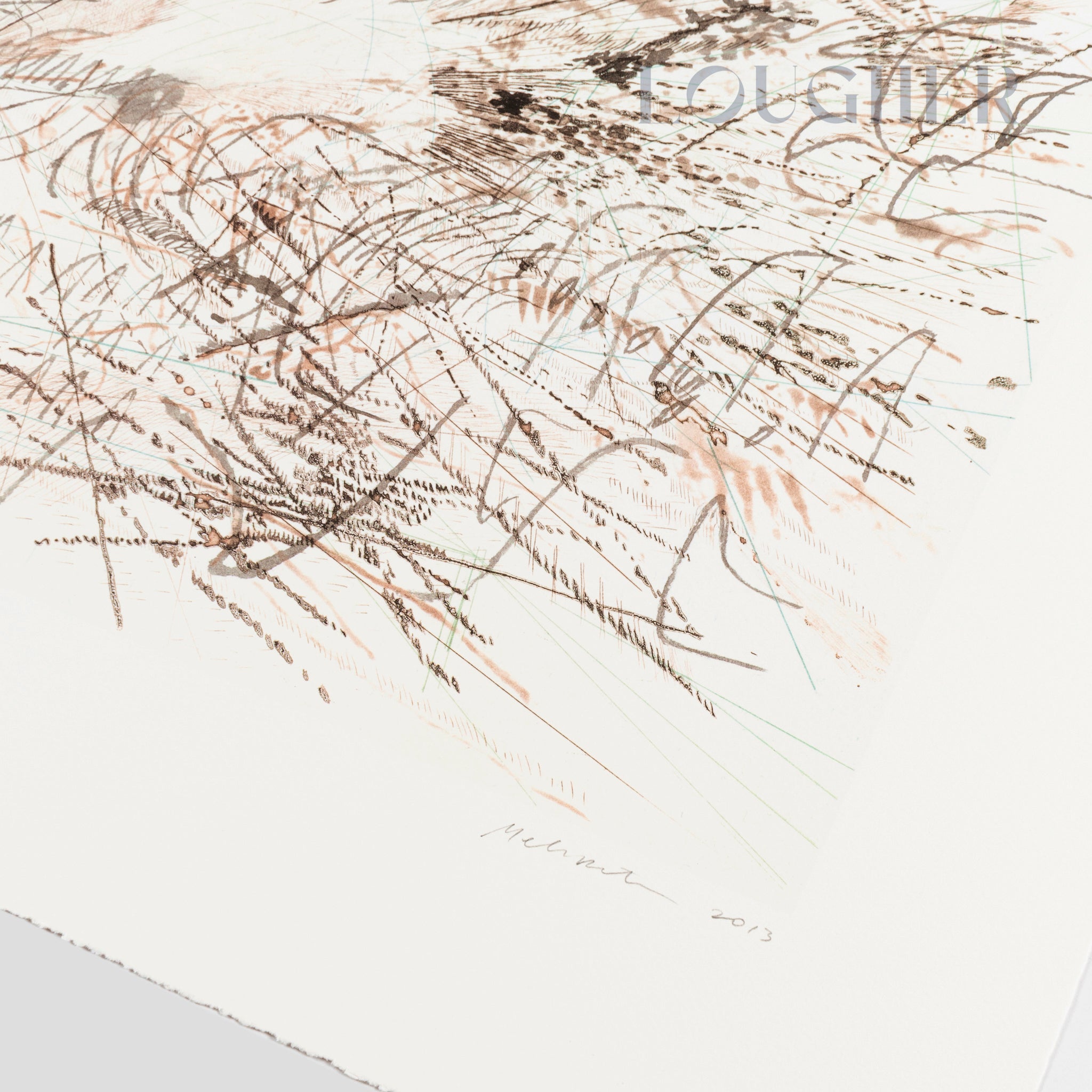 Julie Mehretu, Untitled (Pulse), 2013