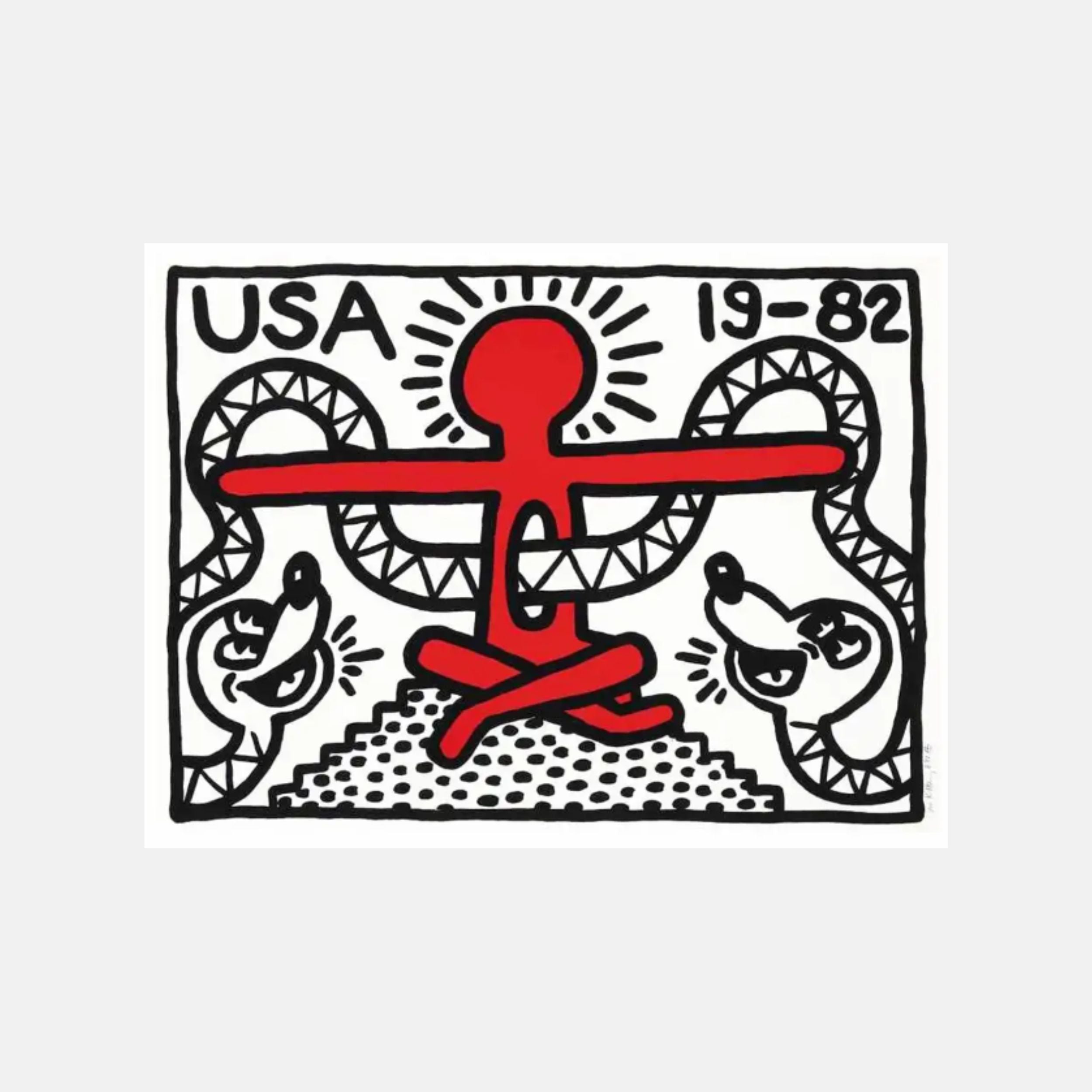 Keith Haring, USA, 1982 For Sale | Lougher Contemporary 