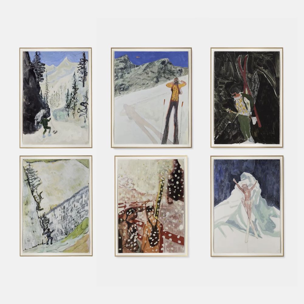 Peter Doig, Zermatt (full set of 6), 2022