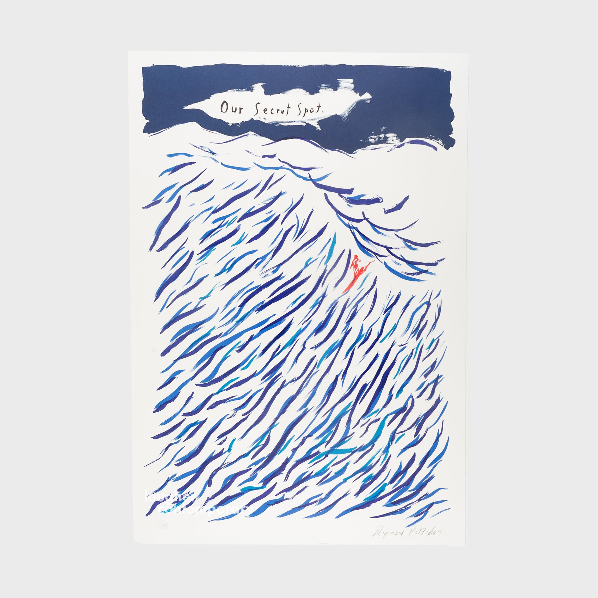 Raymond Pettibon, No Title (Our Secret Spot), 2022