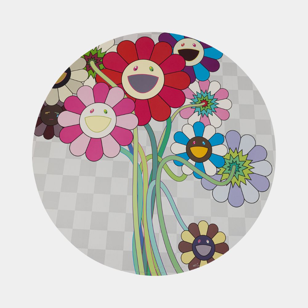 Takashi Murakami, Warhol/Silver, 2009