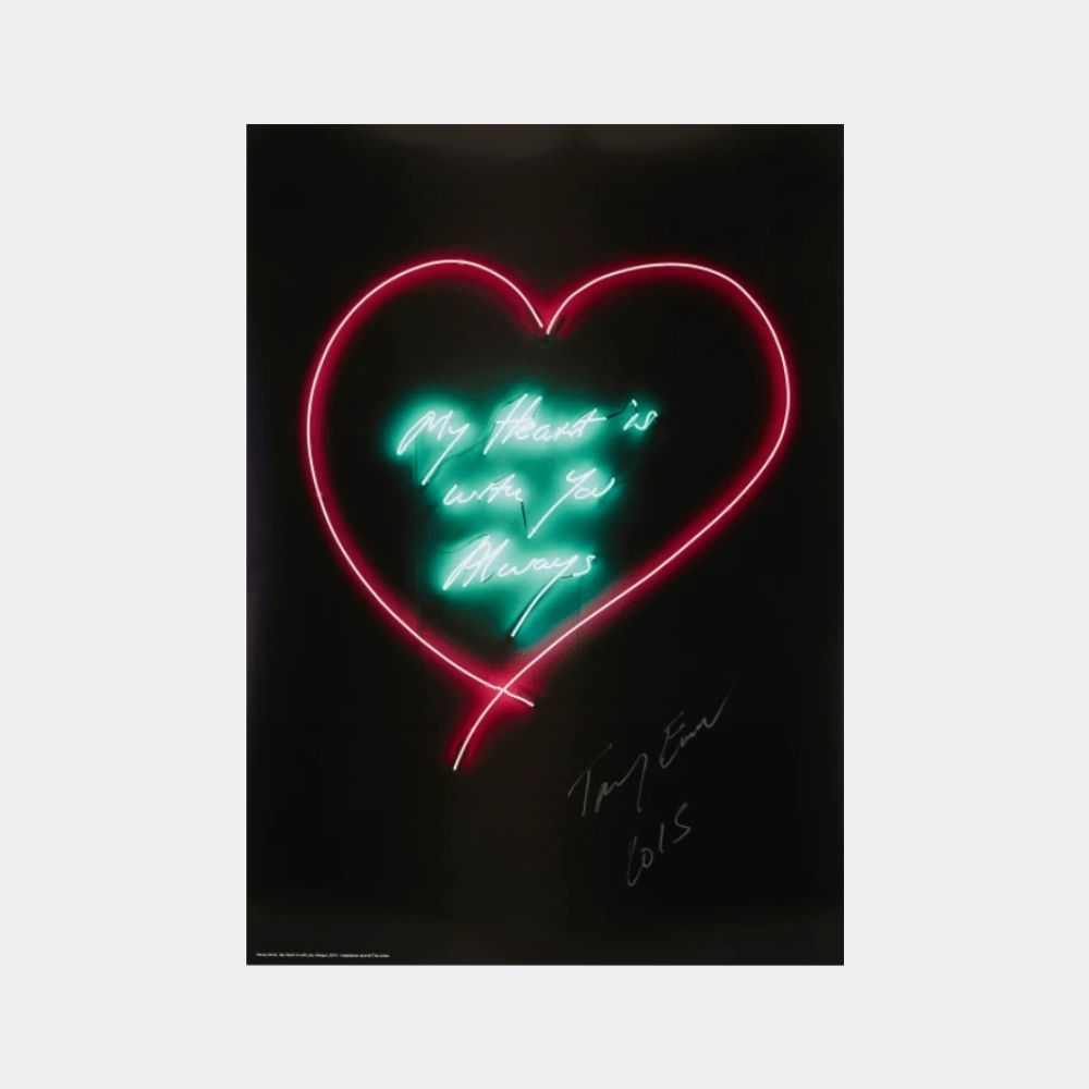 Tracey Emin, My Heart Is With You Always, 2015