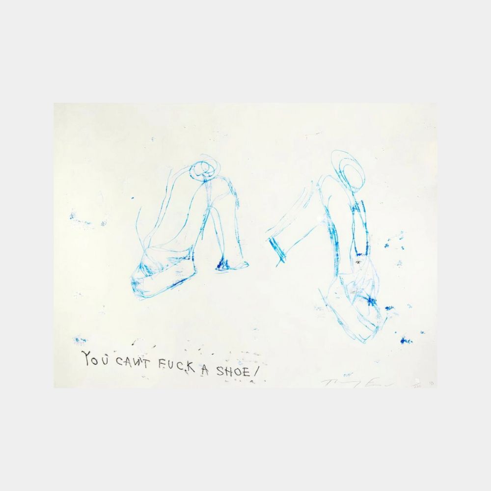 Tracey Emin, You Can’t Fuck A Shoe, 2010 For Sale | Lougher Contemporary 