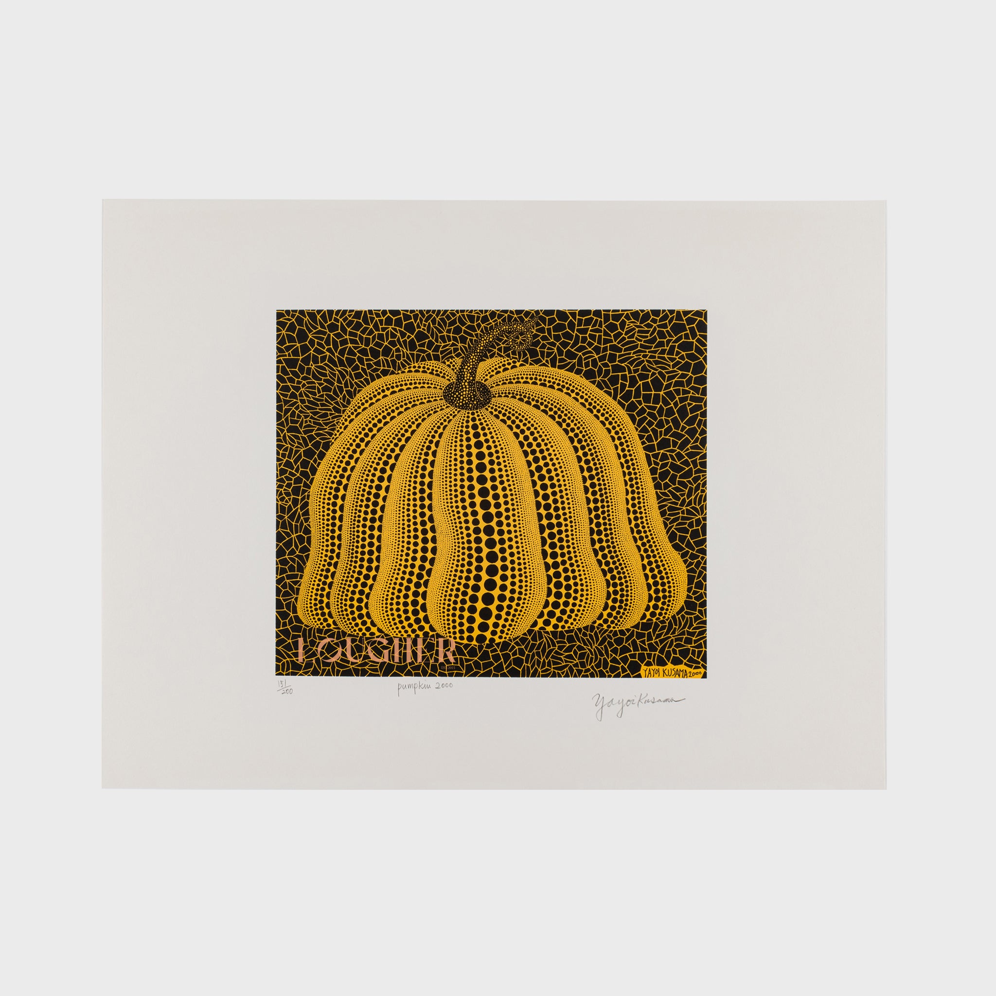 Yayoi Kusama, Pumpkin 2000 (Yellow), 2000