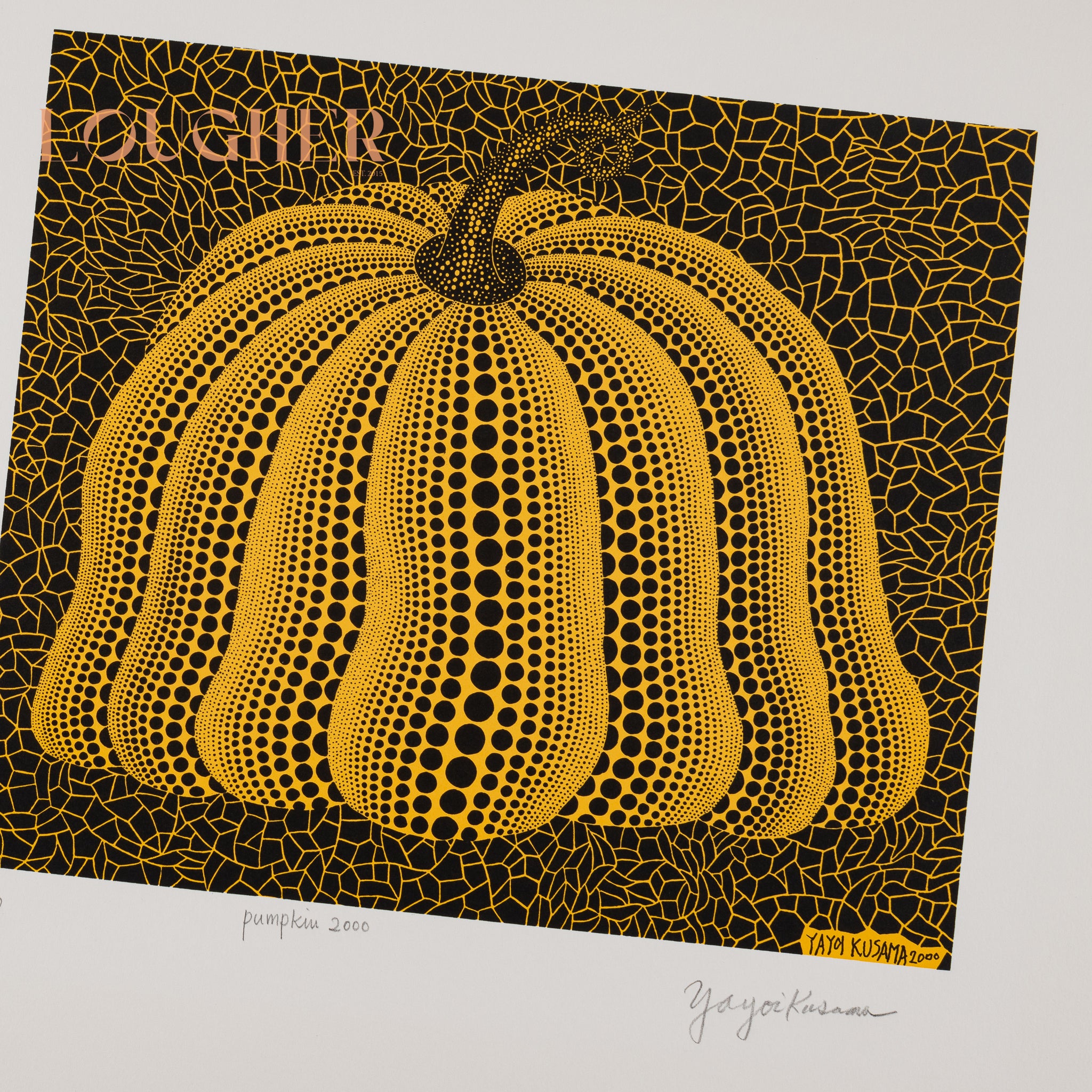 Yayoi Kusama, Pumpkin 2000 (Yellow), 2000