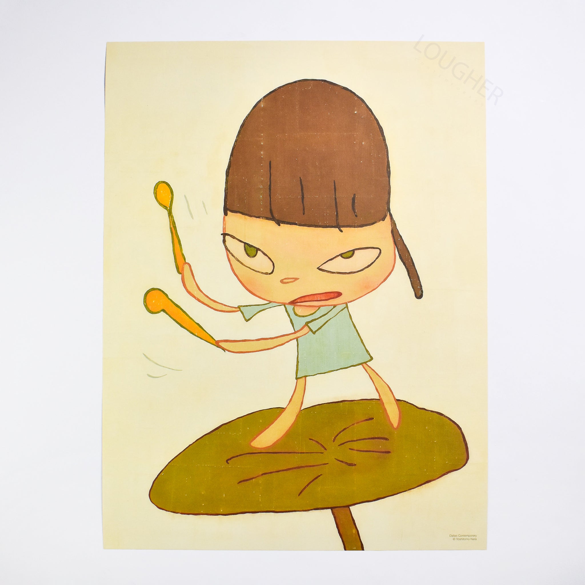 Yoshitomo Nara, Marching on a Butterbur Leaf, 2020 For Sale | Lougher Contemporary 