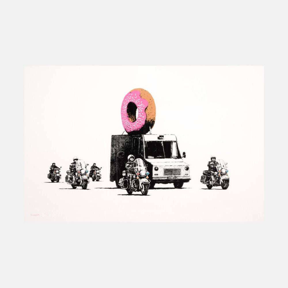 Banksy, Donuts (Strawberry), 2009 For Sale - Lougher Contemporary