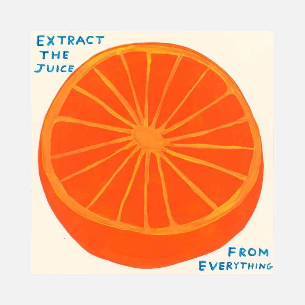 David Shrigley, Extract The Juice From Everything, 2023 For Sale - Lougher Contemporary