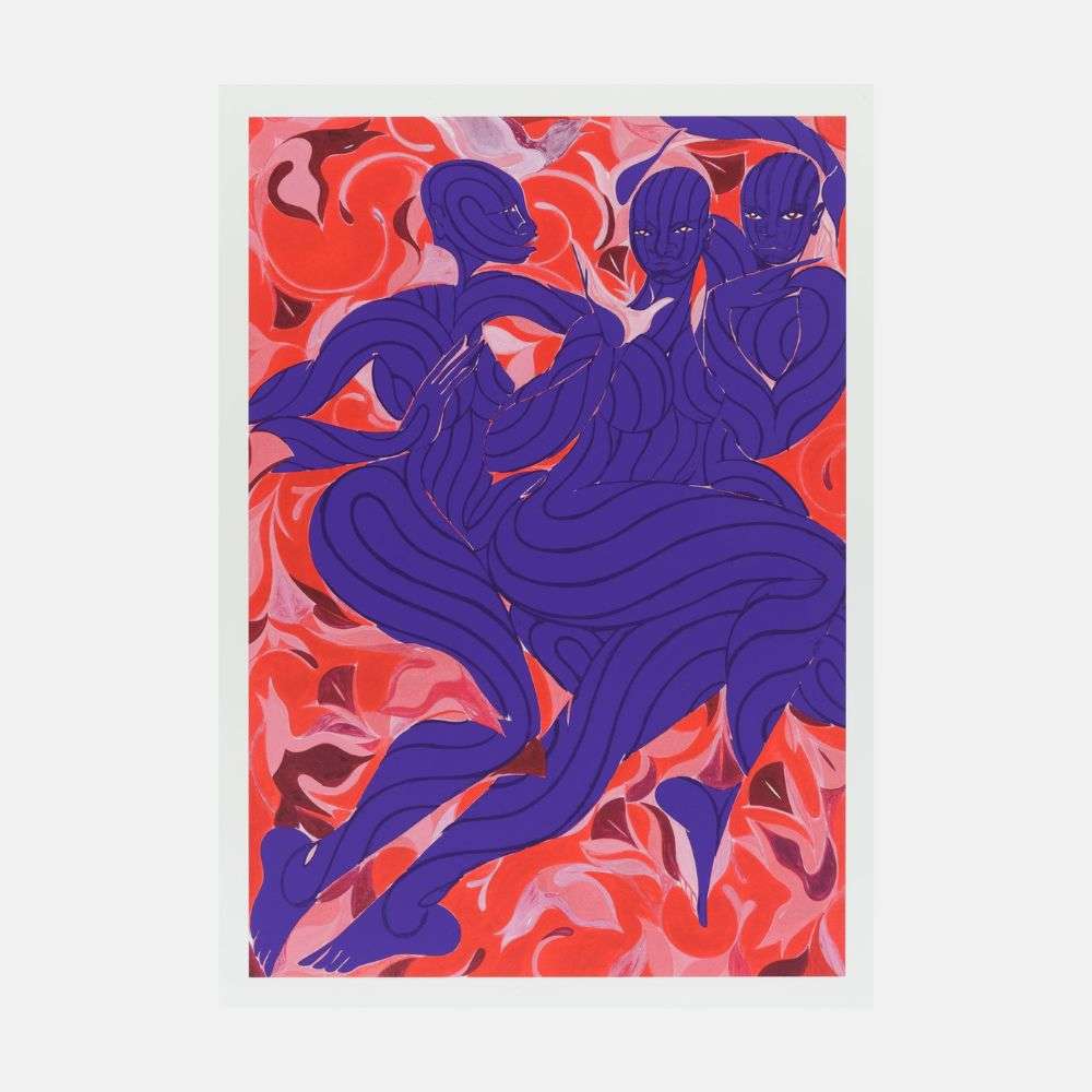 Tunji Adeniyi-Jones, Violet Dance, 2021 For Sale - Lougher Contemporary